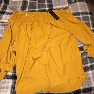 Off the shoulder shirt